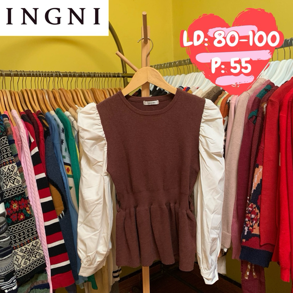 sweater / atasan rajut brand INGNI