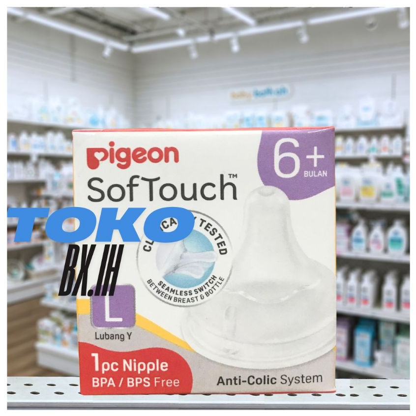Pigeon Softouch Nipple Size L - Karet Dot L Pigeon