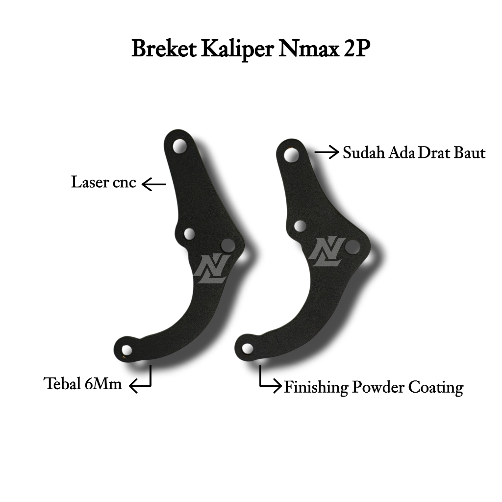 Braket Kaliper Brembo Ktc 2P Nmax Aerox 230 260 MM