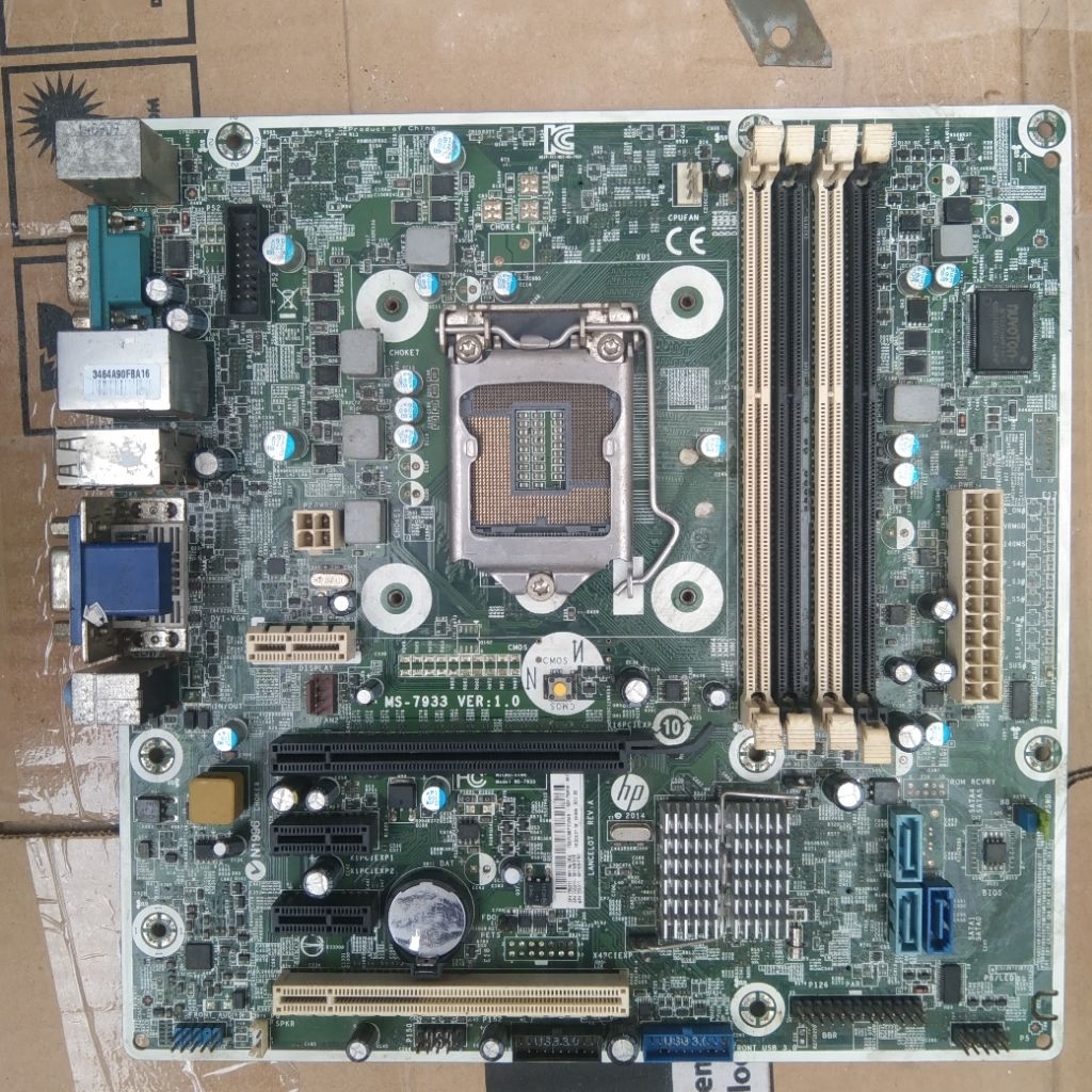 Motherboard no Display H97 eks buildup HP