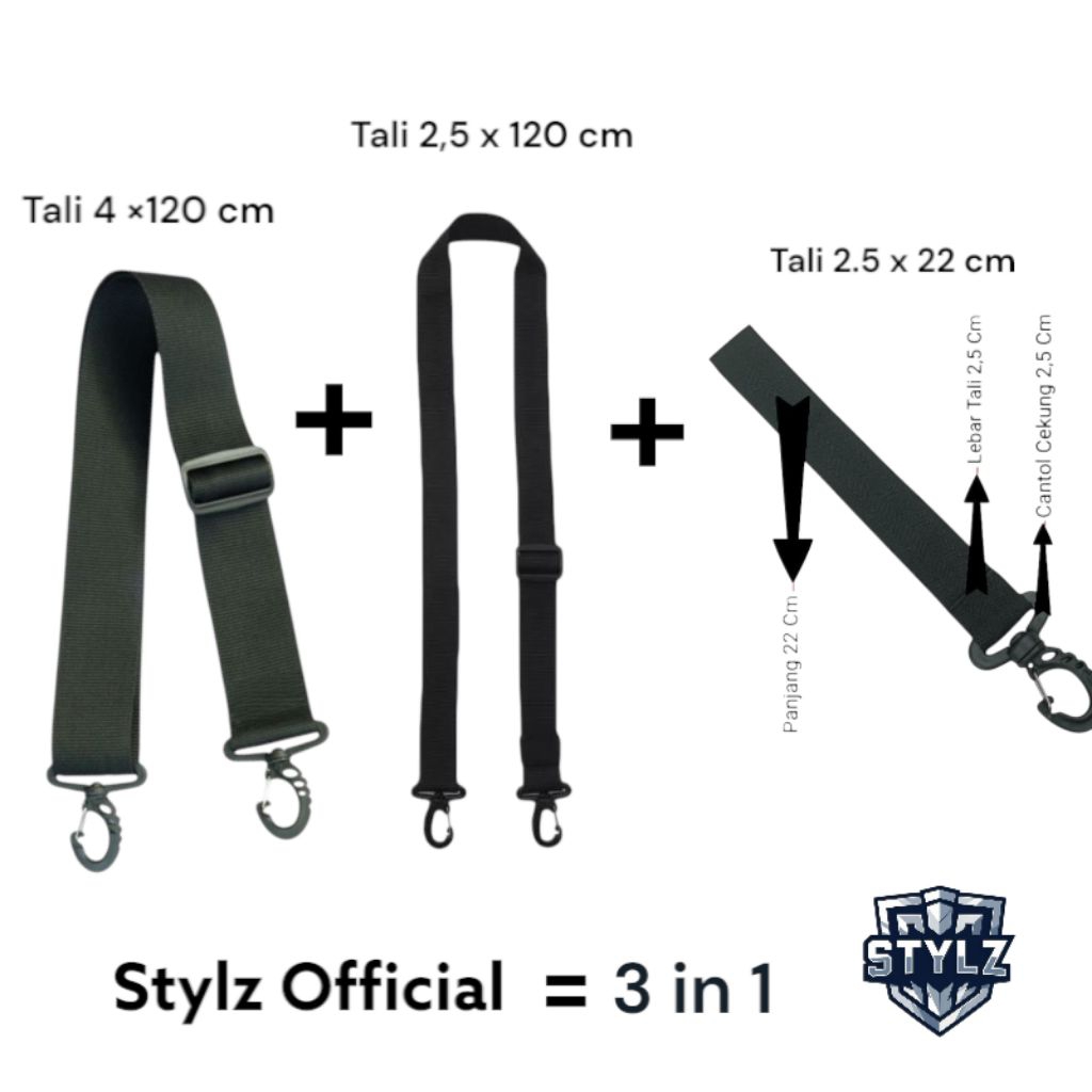 LONGSTRAP/TALI STRAP POLIESTER/TALI TAS/TALI TAS  SELEMPANG/TALI SELEMPANG/TALI BAG/SLING BAG STRAP/