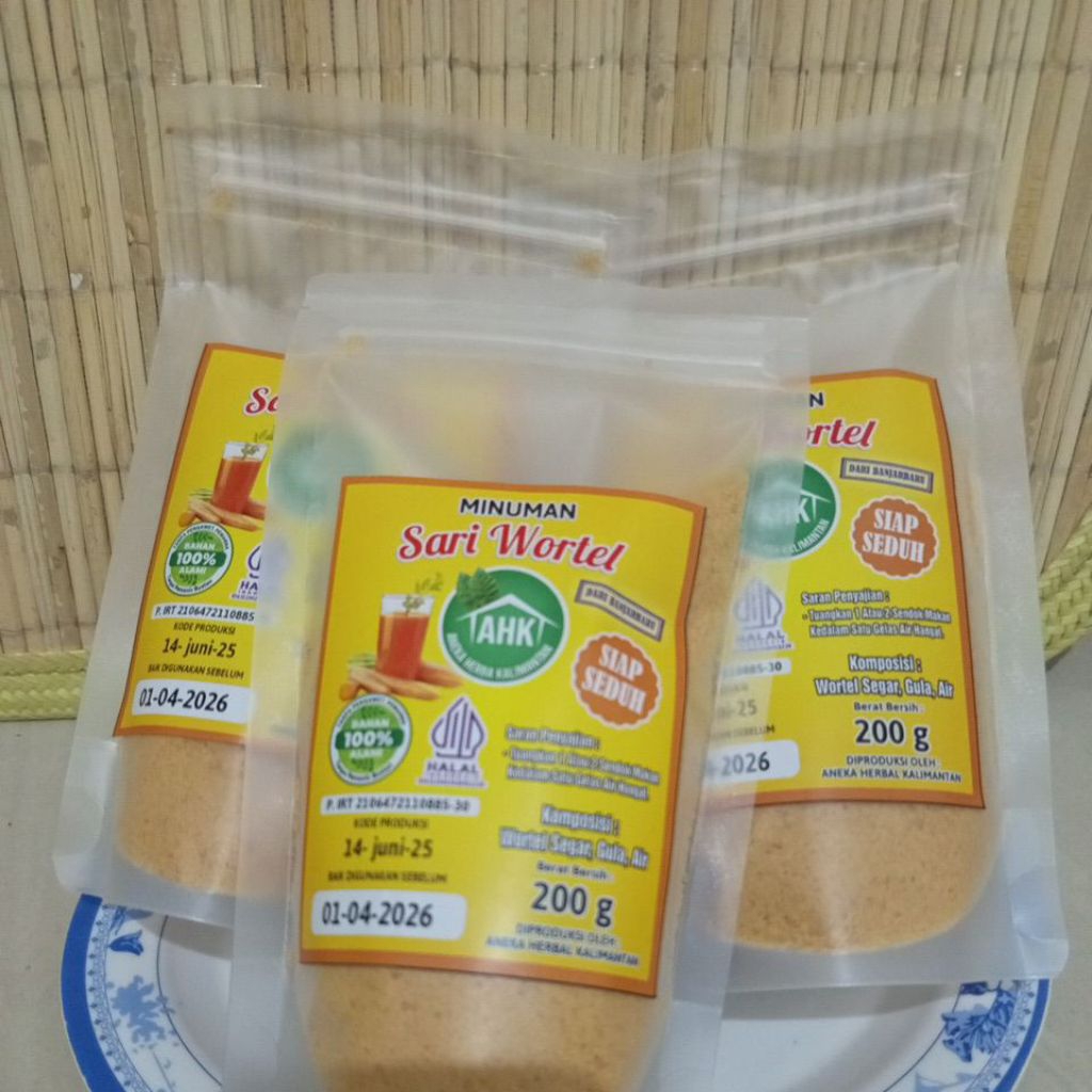 

Sari Wortel siap seduh