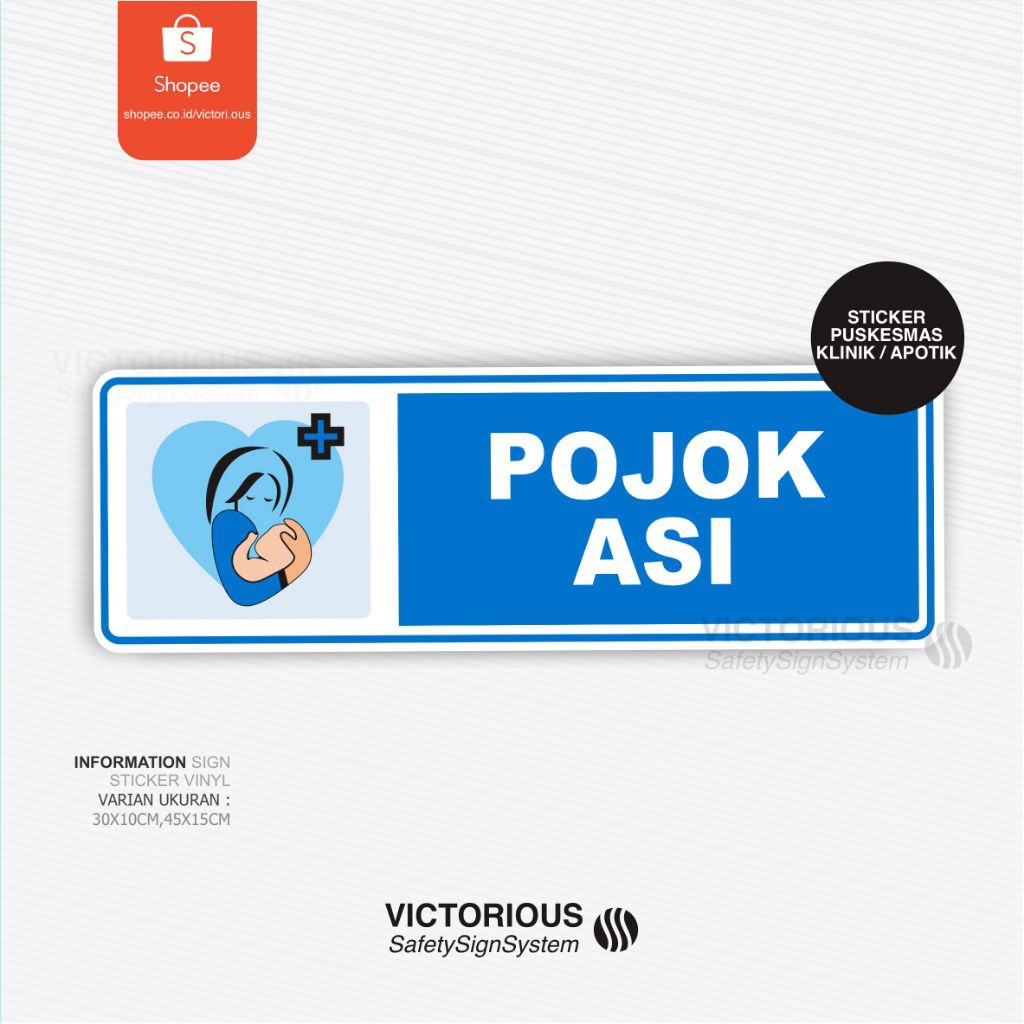 

Sticker Information Sign Rambu Pojok ASI