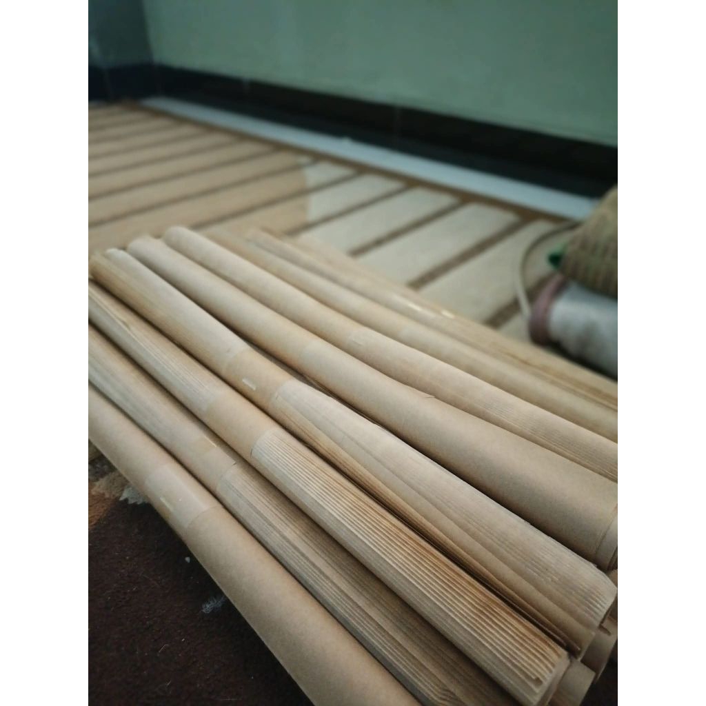 Kertas layangan tisu coklat polos/gulung