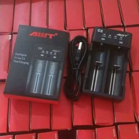 Charger Casan Baterai Batere 2 Slot AWT C2 2A