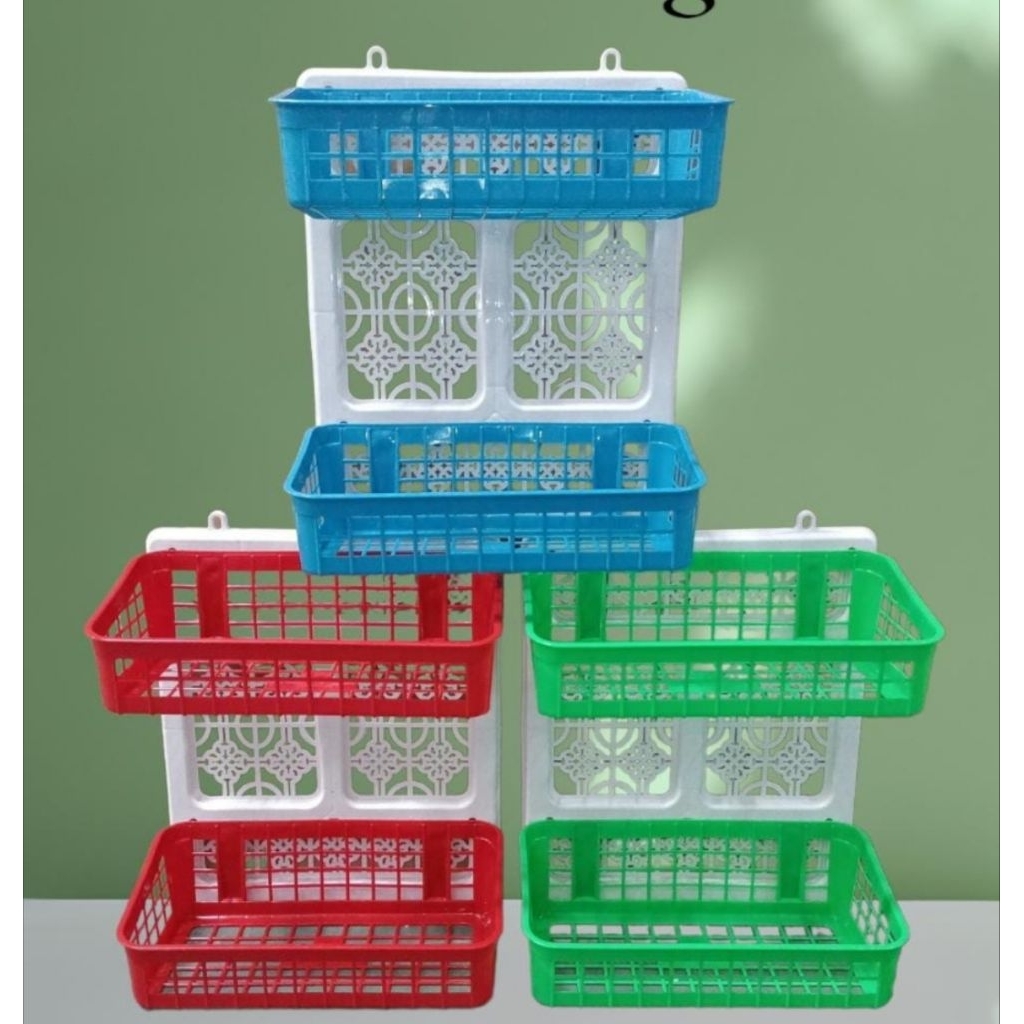 RAK REJOICE/ RAK DINDING SUSUN 2/ RAK PLASTIK/ RAK COSMETIC/ RAK SHAMPOO/ RAK DAPUR