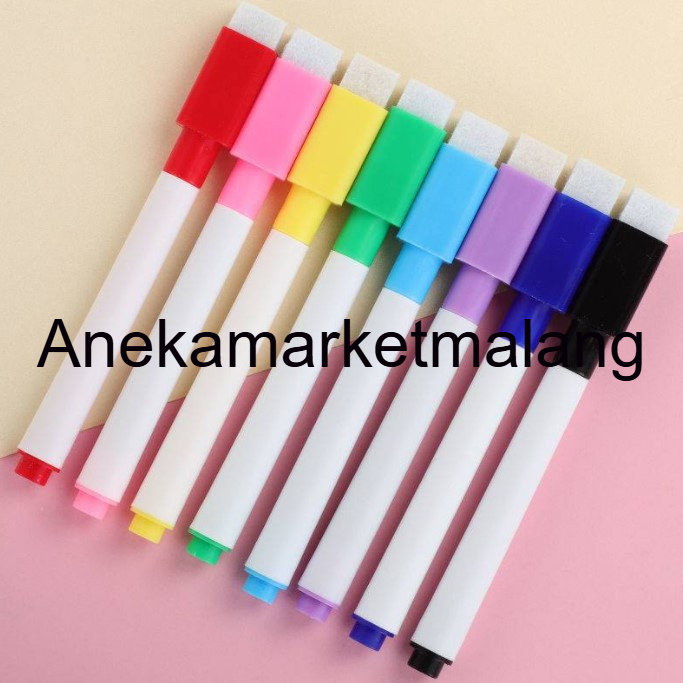 

SAM Spidol Penghapus / Spidol Anak Warna Warni / Wipe Clean Marker / Whiteboard Marker S5197