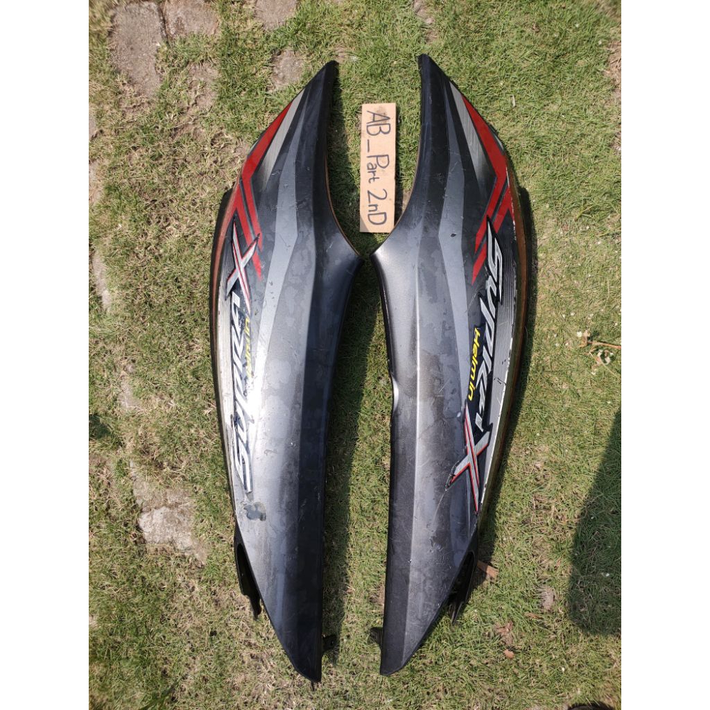bodi belakang honda supra x 125 helm in cover bodi kanan kiri honda supra helm in original