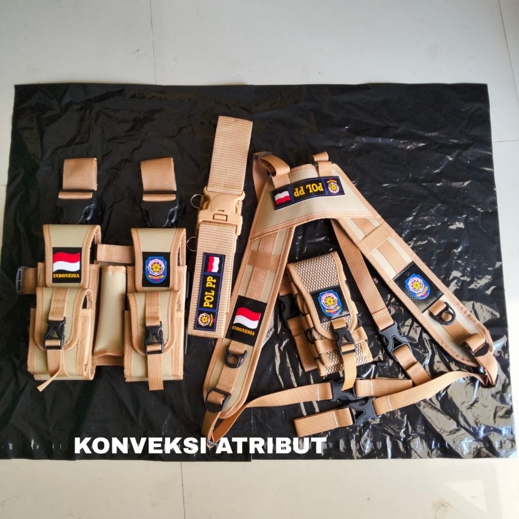 kopel pol PP cream terbaru lengkap satu set