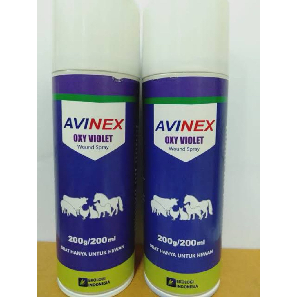Avinex Spray seperti Limoxin-25 Spray Original/ Obat sapi PMK/Semprot Luka Hewan Ternak