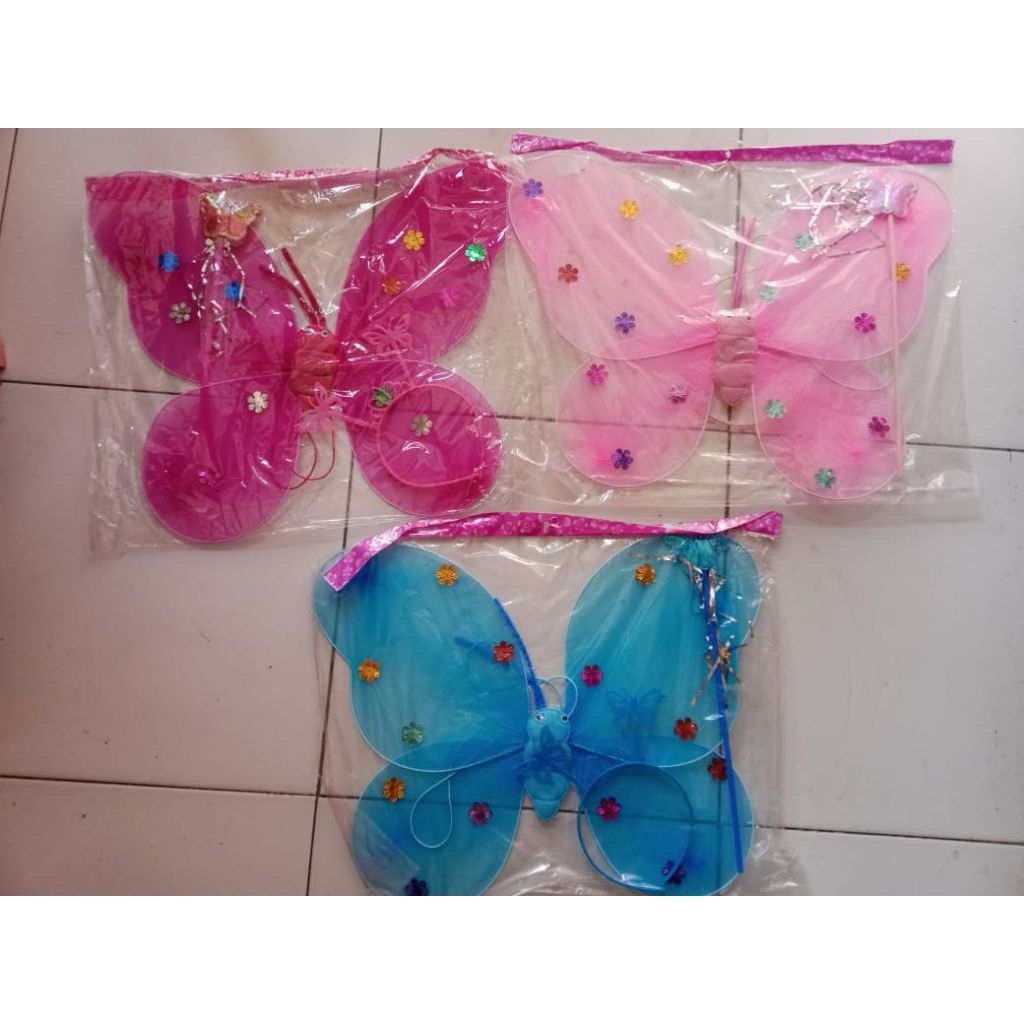 mainan sayap kupu-kupu mainan sayap peri