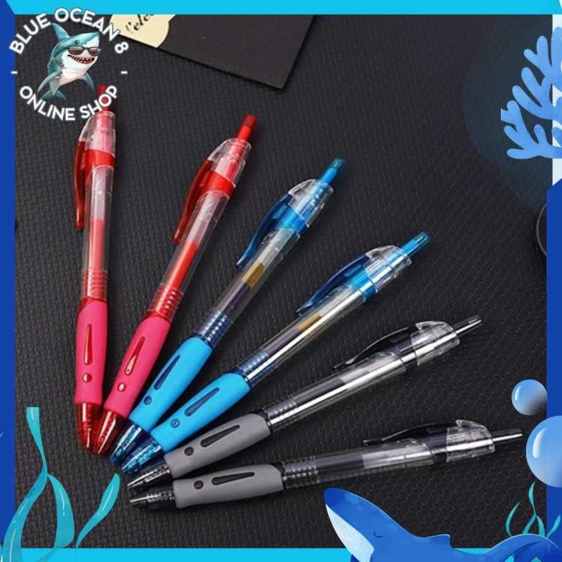 

*PROMO PAKET 2 PCS * Pulpen Mekanik Gel 0.5mm Pen Alat Tulis Kantor Sekolah Pen Gel Mekanik PNM002