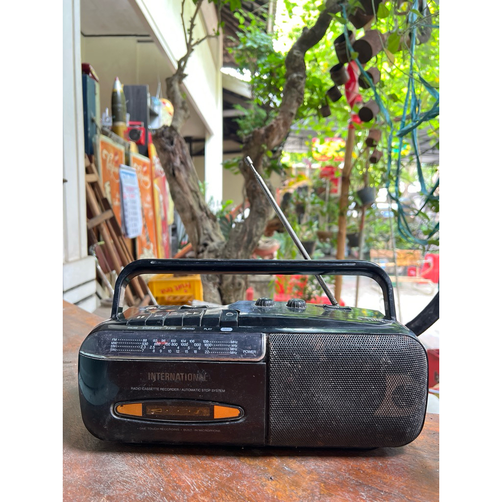 Mini Compo Radio 4 Band (FM/MW/SW1/SW2) - Cassette Tape Recorder, International