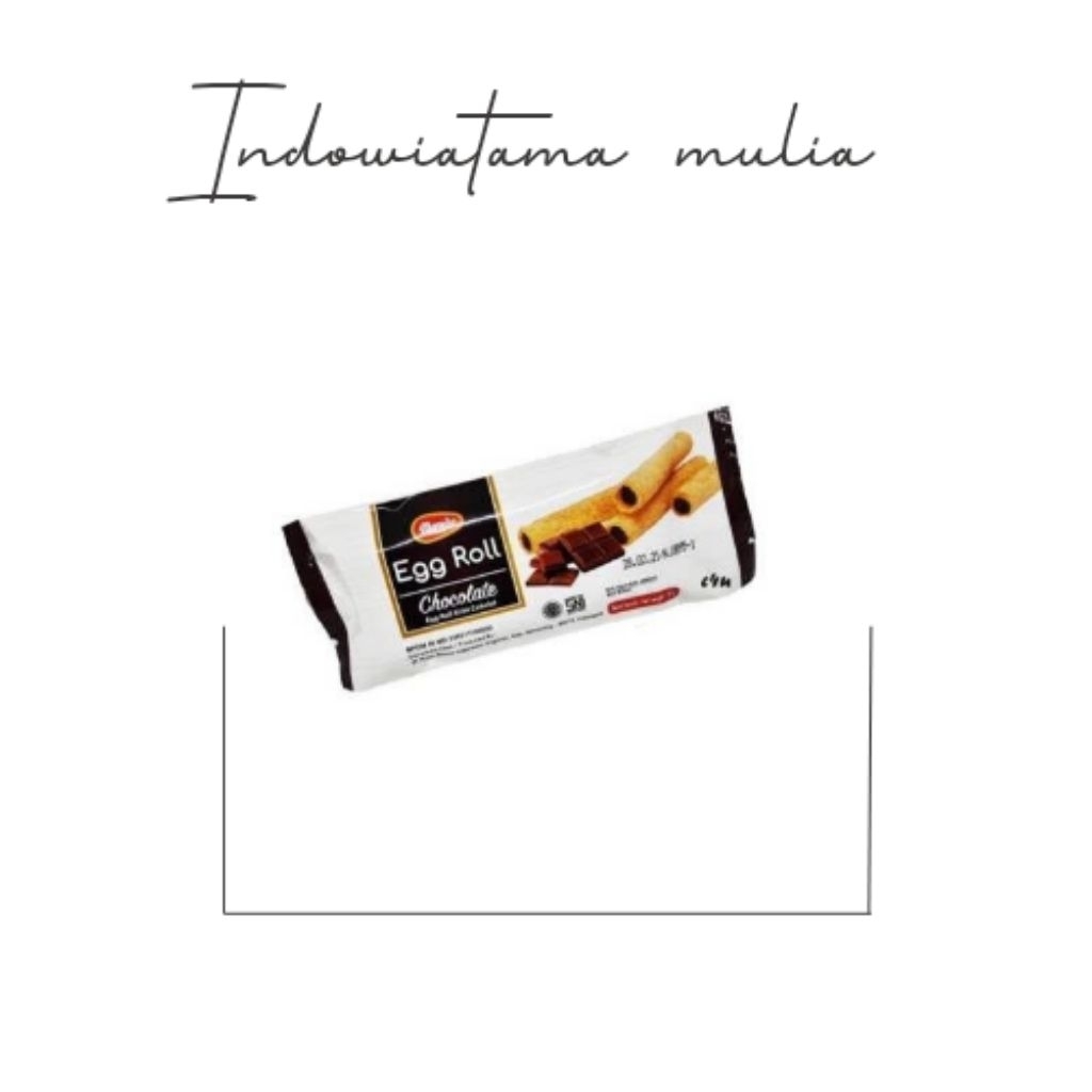 

EGG ROLL CHOCOLATE 1 PACK ISI 10 BKS