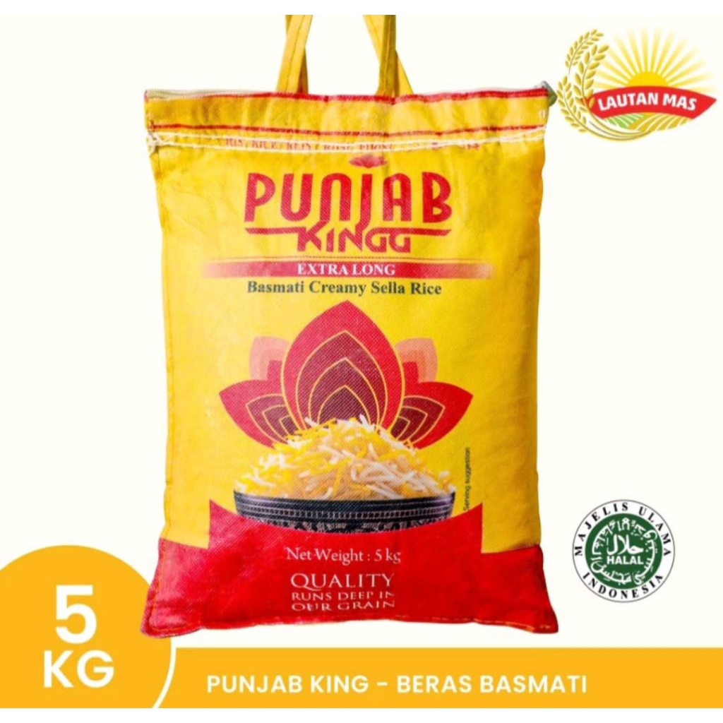 

Beras basmati 5kg randoom, king punjab, jabal nur, queen punjab & abu kass