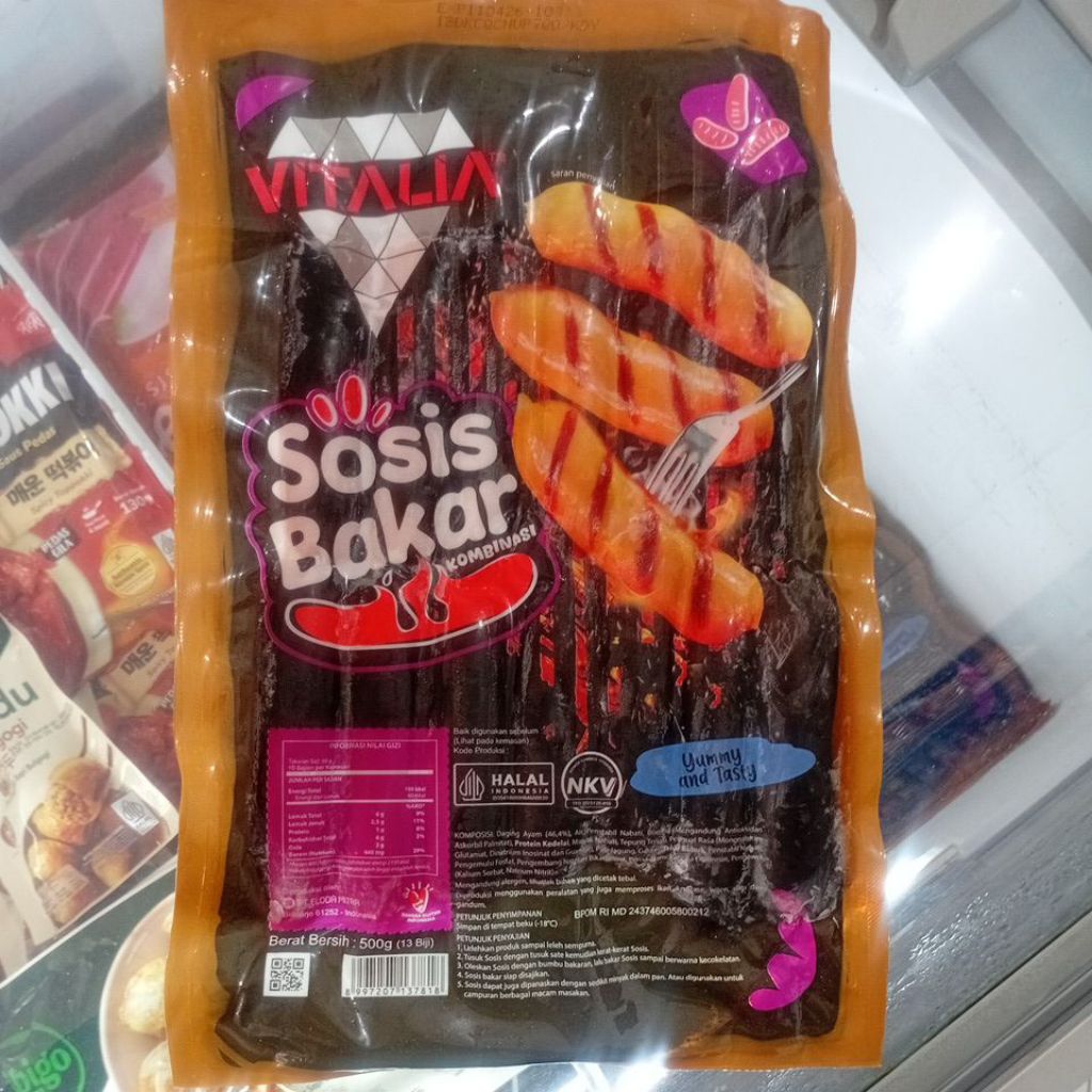 

Bernardi Vitalia Sosis Bakar Ayam 500g isi 13, enak bangeet