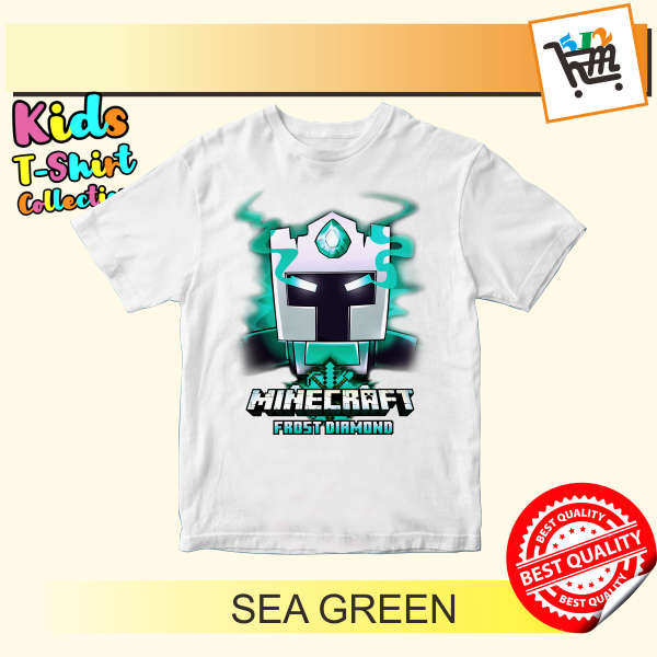 Kaos Anak  MINECRAFT FROST DIAMOND FACE Kaos Anak Laki-Laki Dan Perempuan|Homemarket512