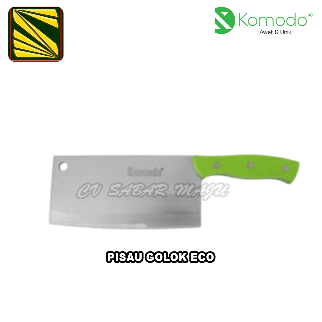 Komodo Golok Stainless, Golok Daging, Golok Dapur