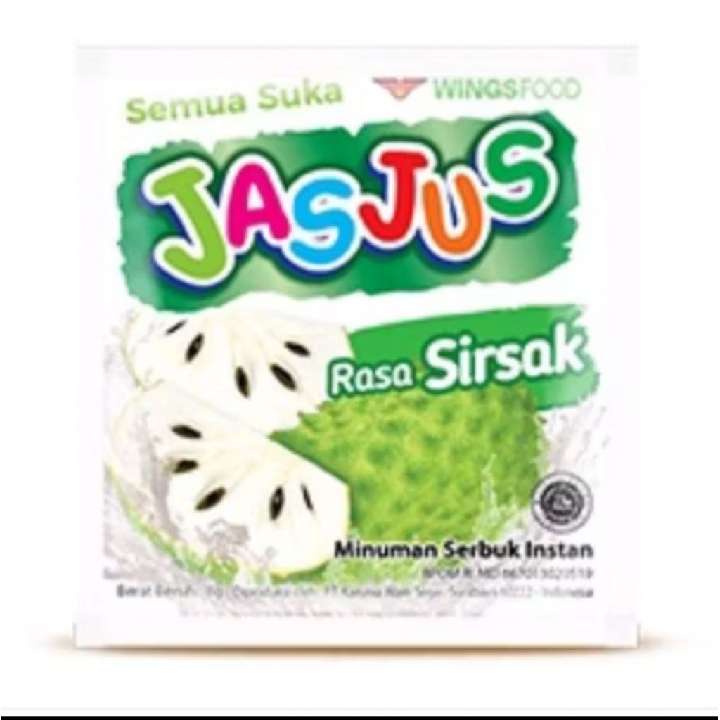 

minuman jasjus Rasa Sirsak 1 Renceng isi 10pcs