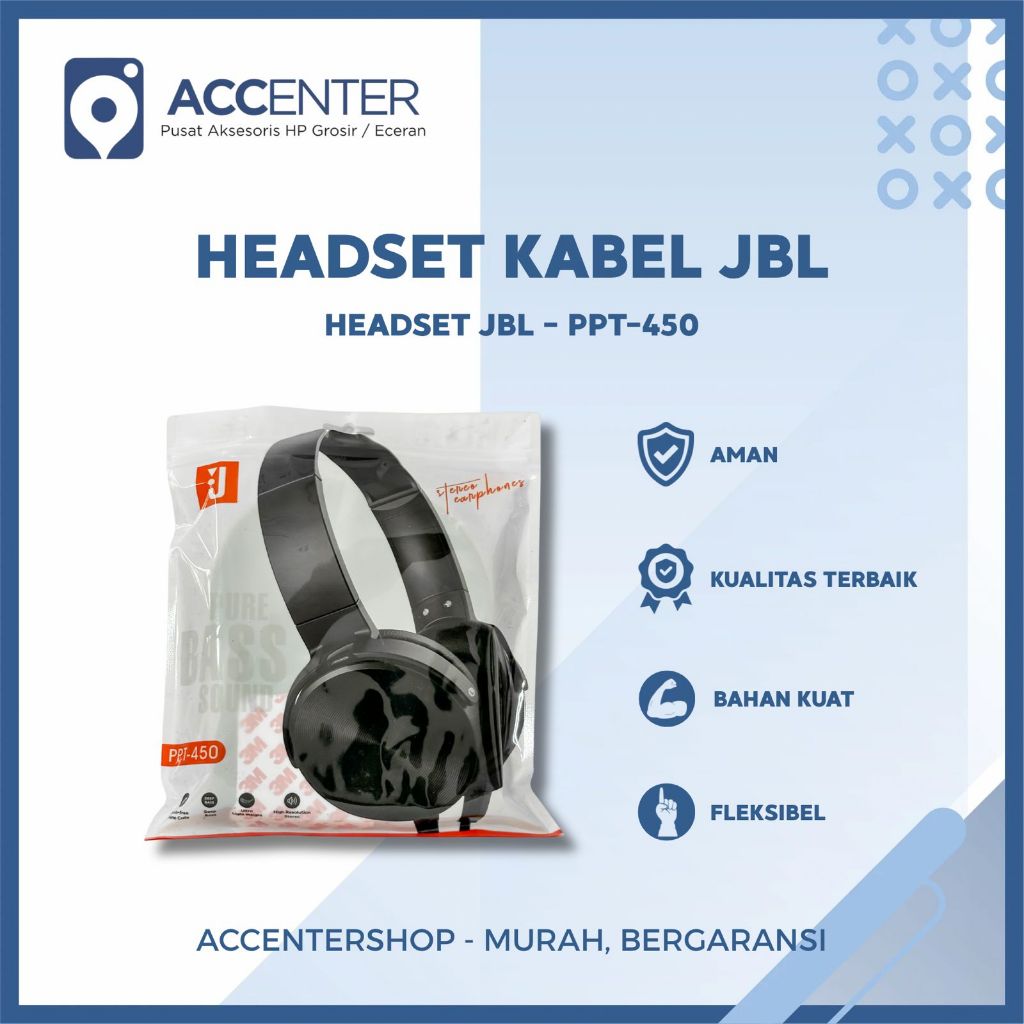 HEADPHONE JBL PPT450/HEADSEAT JBL