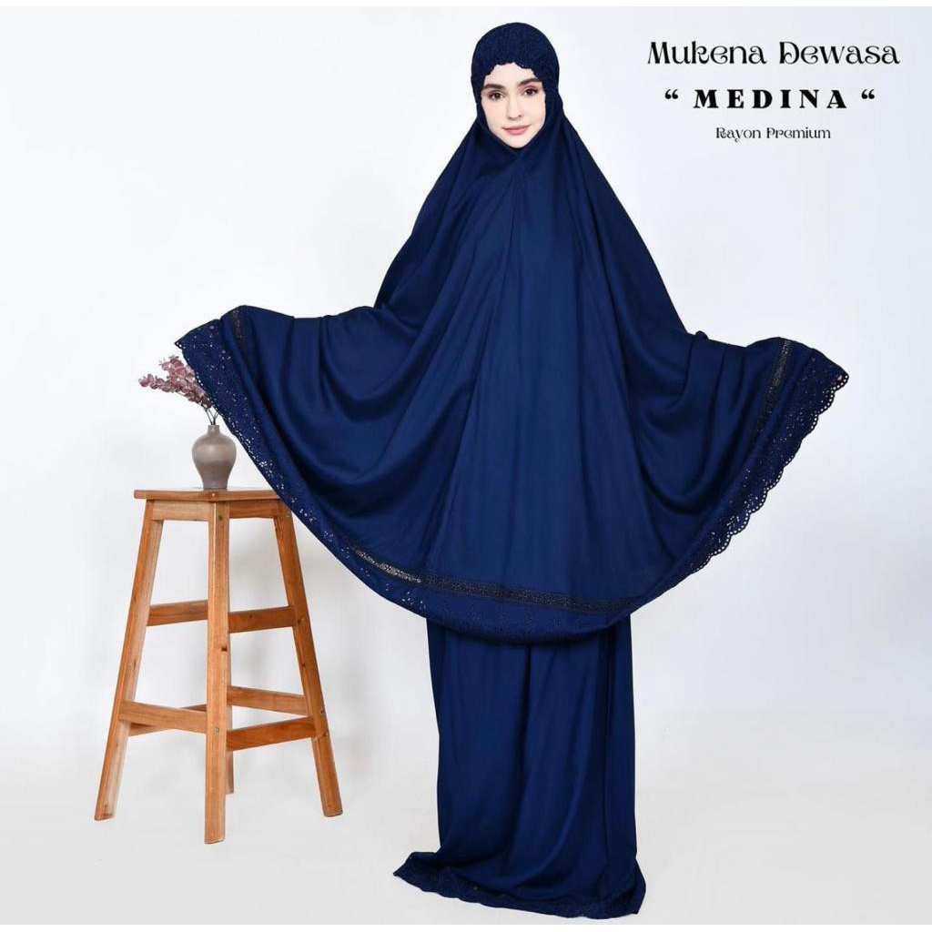 MUKENAH RAYON KHADIJAH PREMIUM JUMBO SIZE