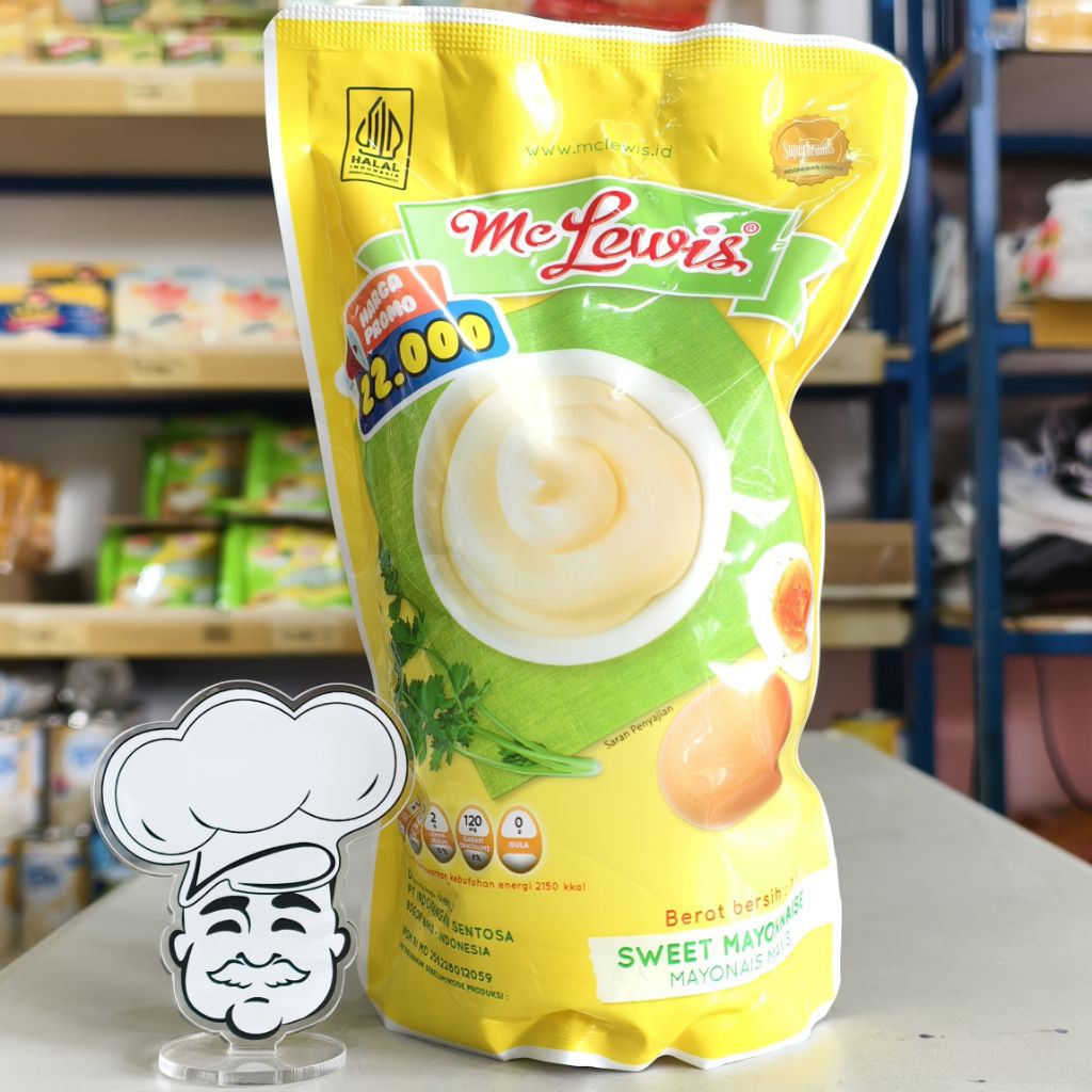 

Sweet Mayonaise Mc Lewis 1Kg / Mayonaise Manis Mc lewis 1Kg