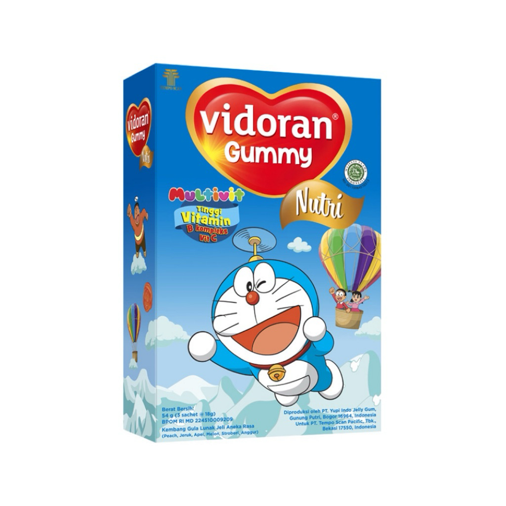 Vidoran Gummy Nutri Multivitamin Anak 54 gram