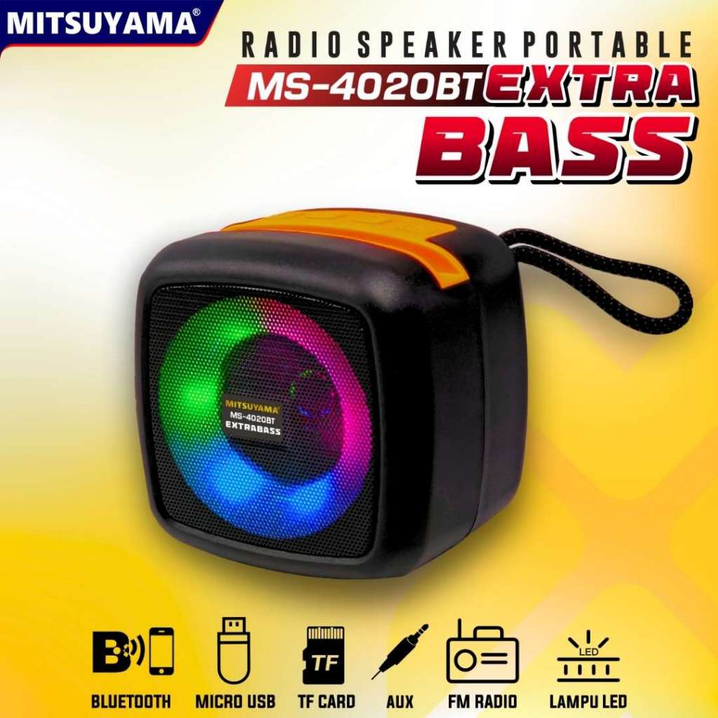Radio Speaker Portable Bluetooth Mitsuyama Extrabass