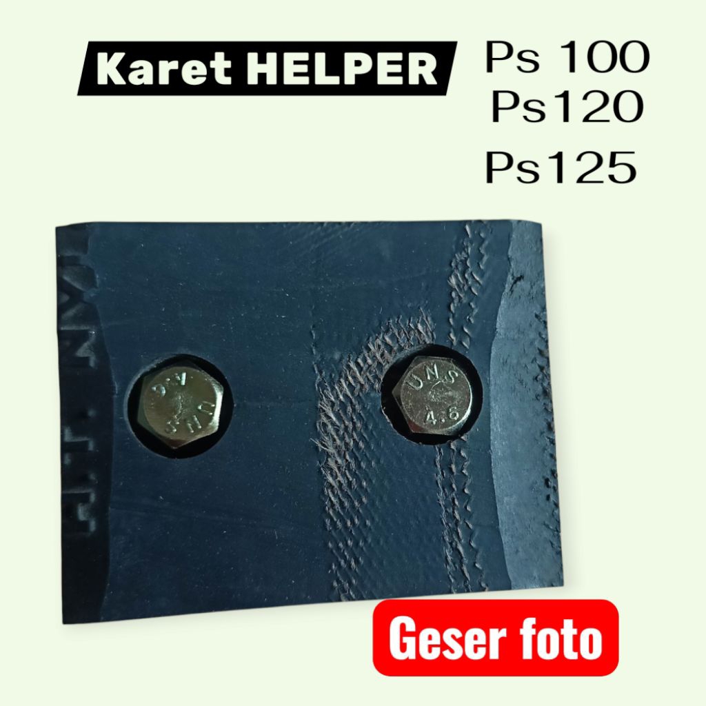 KARET TATAKAN / TAHANAN PIR ,KARET HELPER ,PS100,120,125.