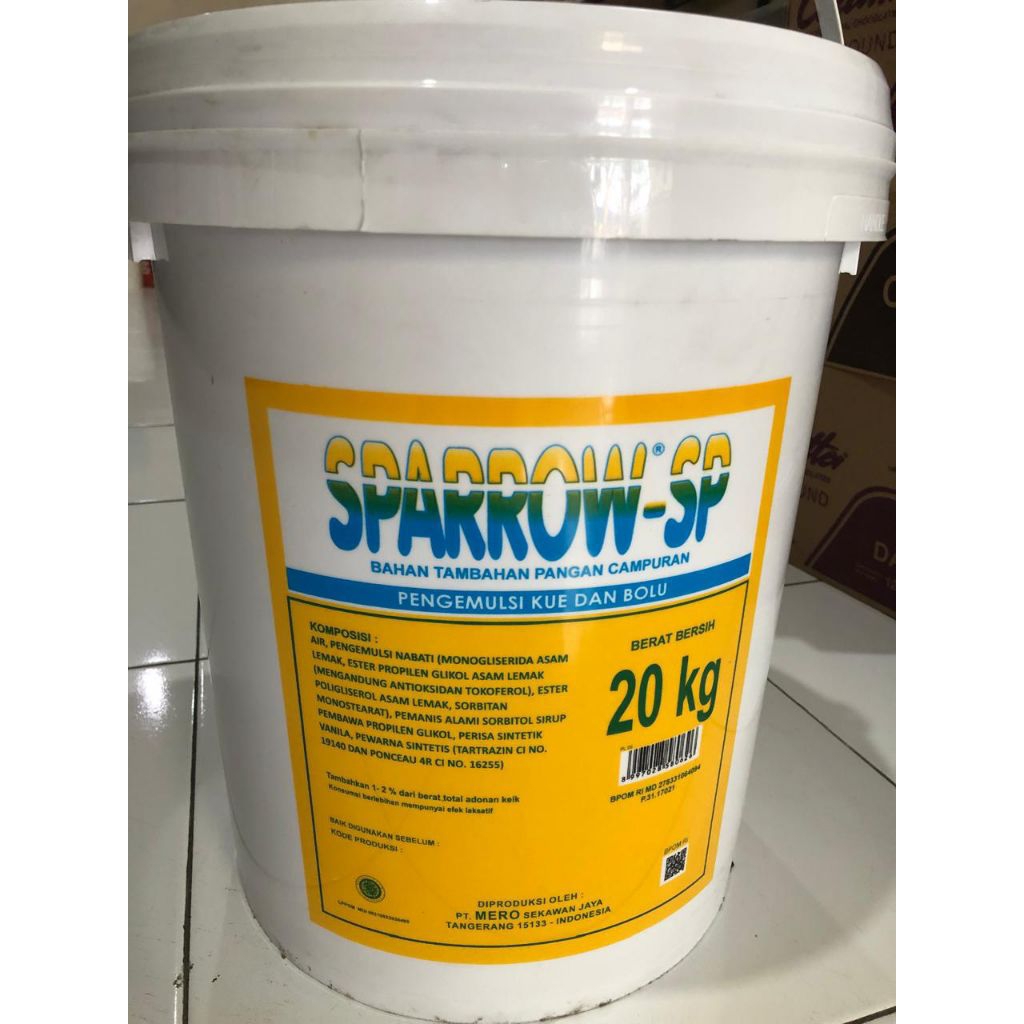 

Sparrow SP / Pengemulsi kue dan bolu 20kg