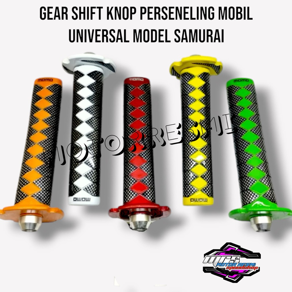 Gear Shift Knob Perseneling Perseneling Mobil Universal Model Samurai Kualitas Terbaik