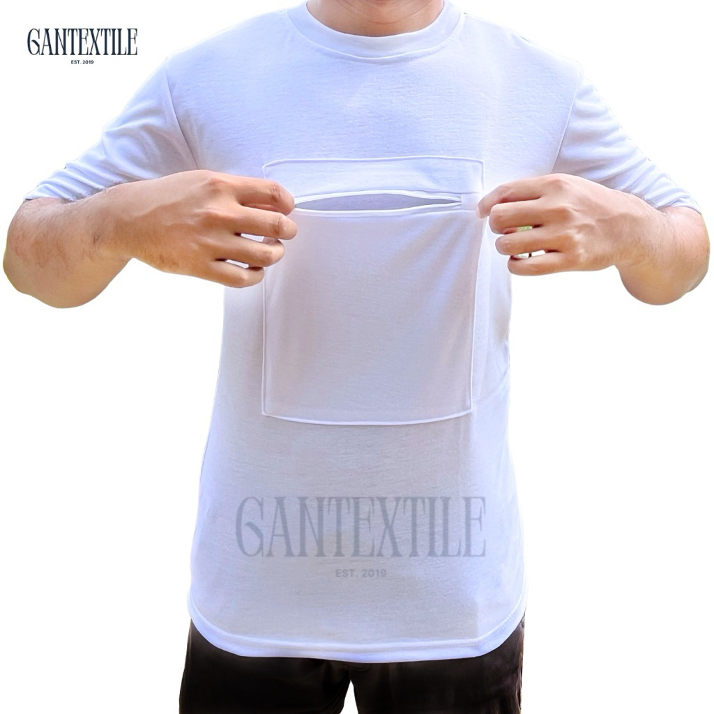 Kaos Haji Umroh Pria dan Wanita Sleting Kantong Depan