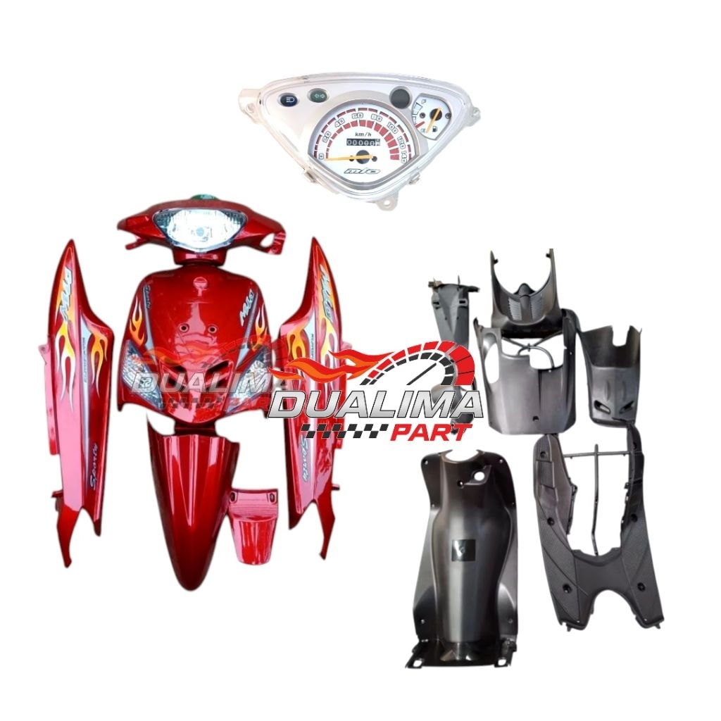 full set body mio sporty merah marun full body halus kasar mio sporty merah cover body mio sporty fu