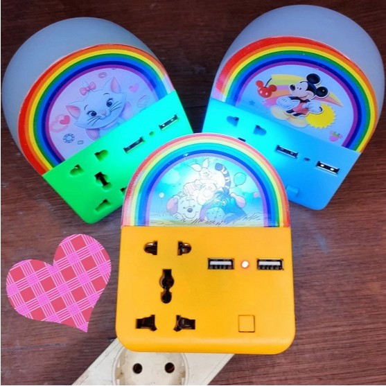 COLOKAN HP / COLOKAN UNIVERSAL / LAMPU TIDUR / USB / COLOKAN USB / STEKER / LAMPU TIDUR ANAK