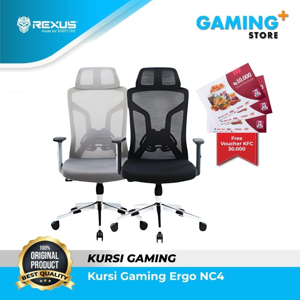 Rexus NC4 Ergonomic Office Chair Kursi Kantor