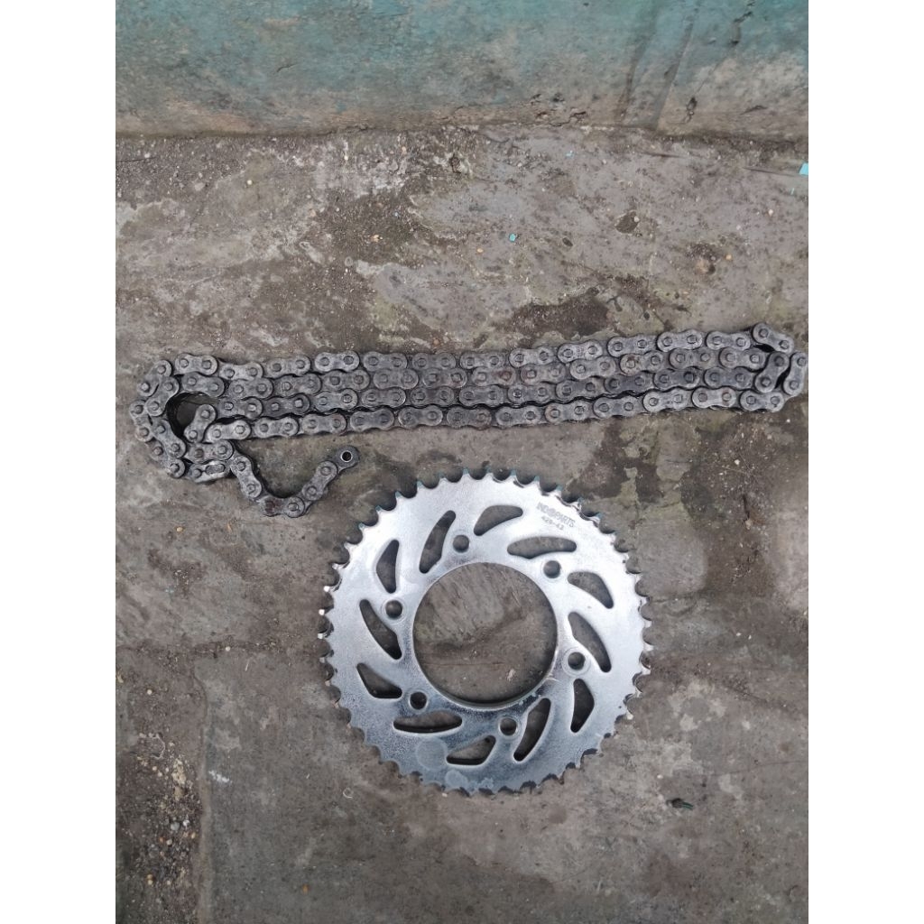 Gear dan rantai Vixion new merk indopart