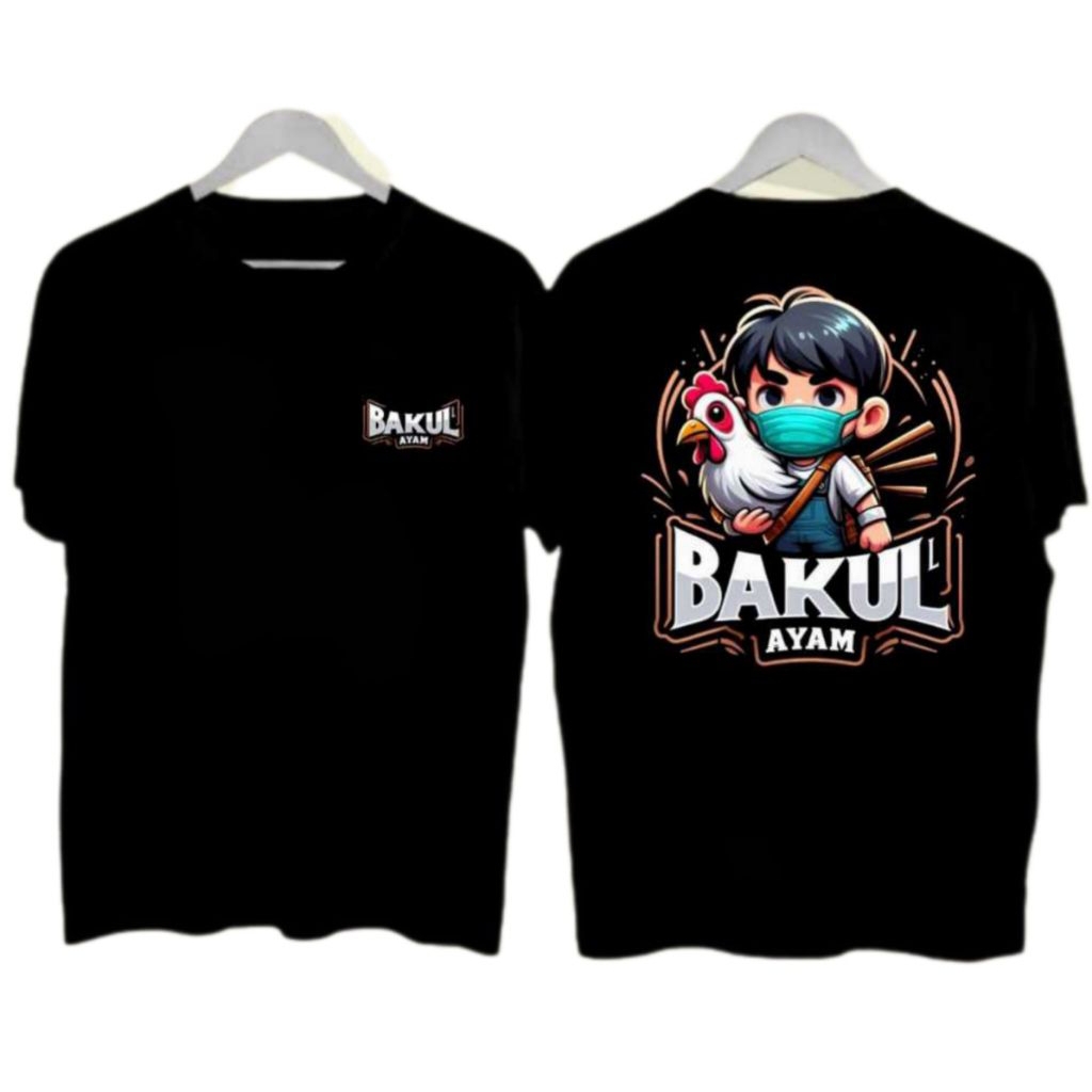 KAOS DISTRO BAKUL AYAM//KAOS PETERNAK AYAM