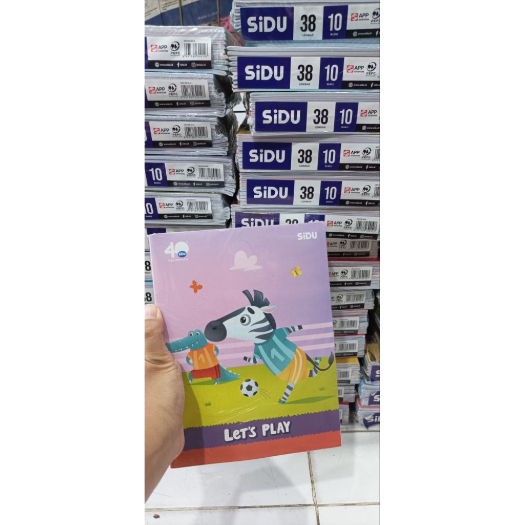 

Buku Tulis Sidu isi 38 lembar isi 10pcs/ pack Buku Tulis Murah