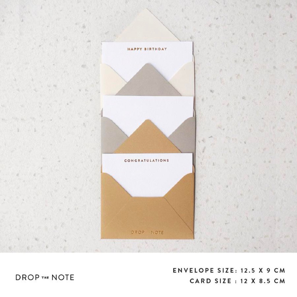 

Envelope & Card Import Paper- Regular 6pcs