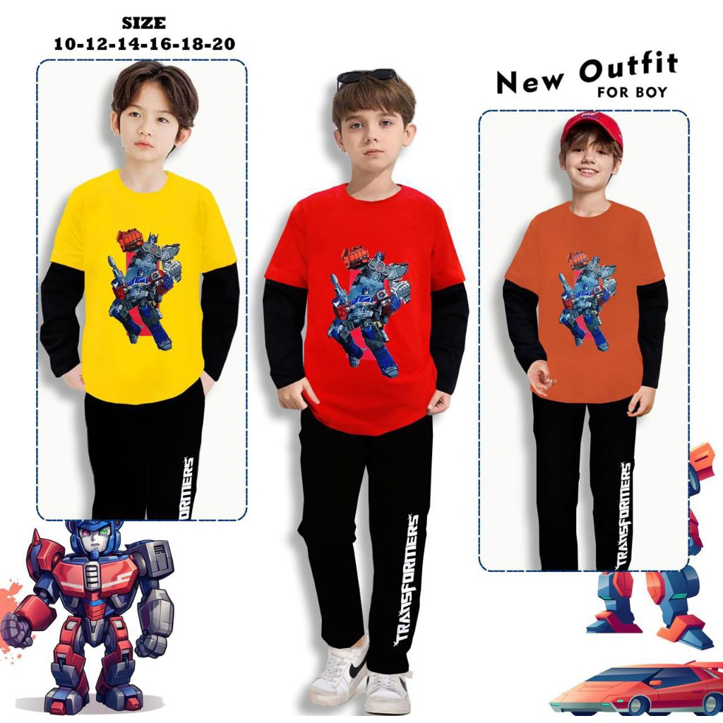 SETELAN ANAK LONDON KIDS CELANA PANJANG