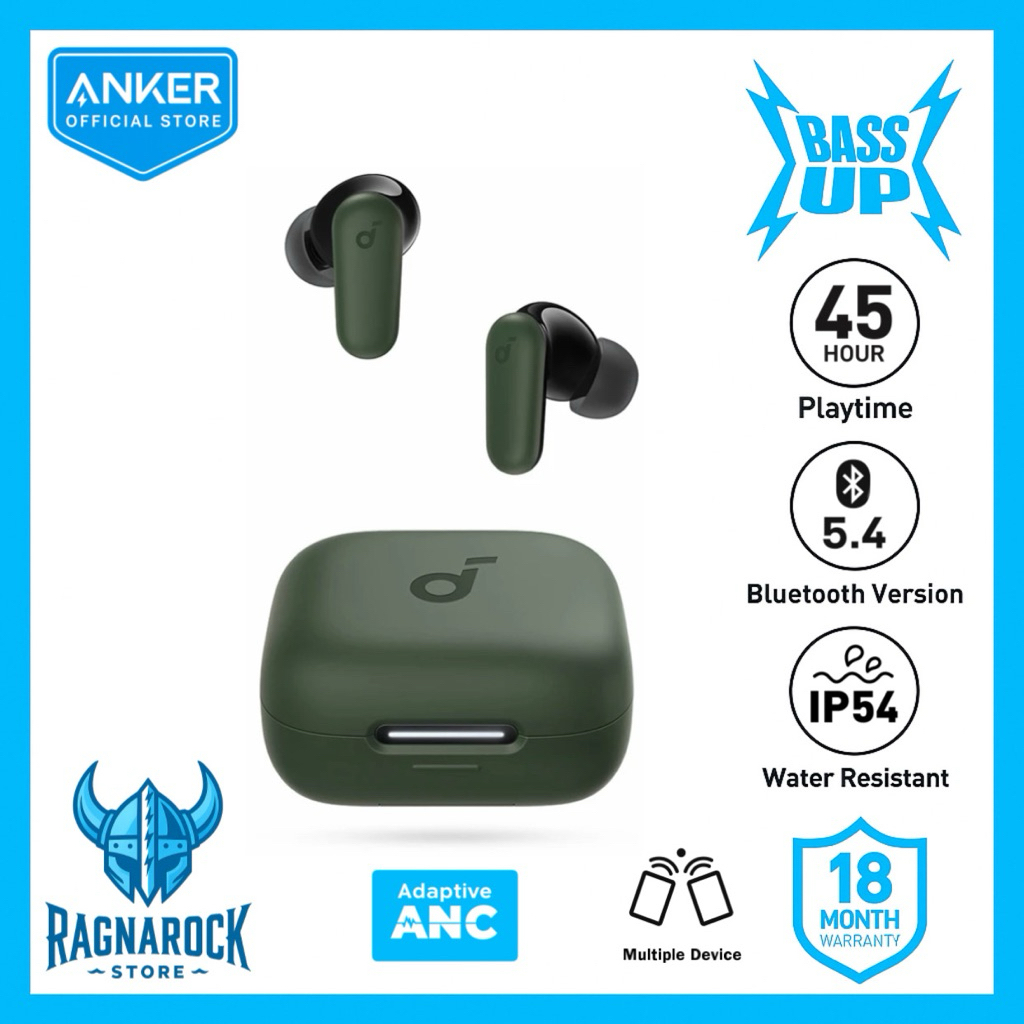 (NEW LAUNCH) Soundcore Anker R50i & R50i NC Earbuds Adaptive Noice Canceling Heatset Earphone Blueto