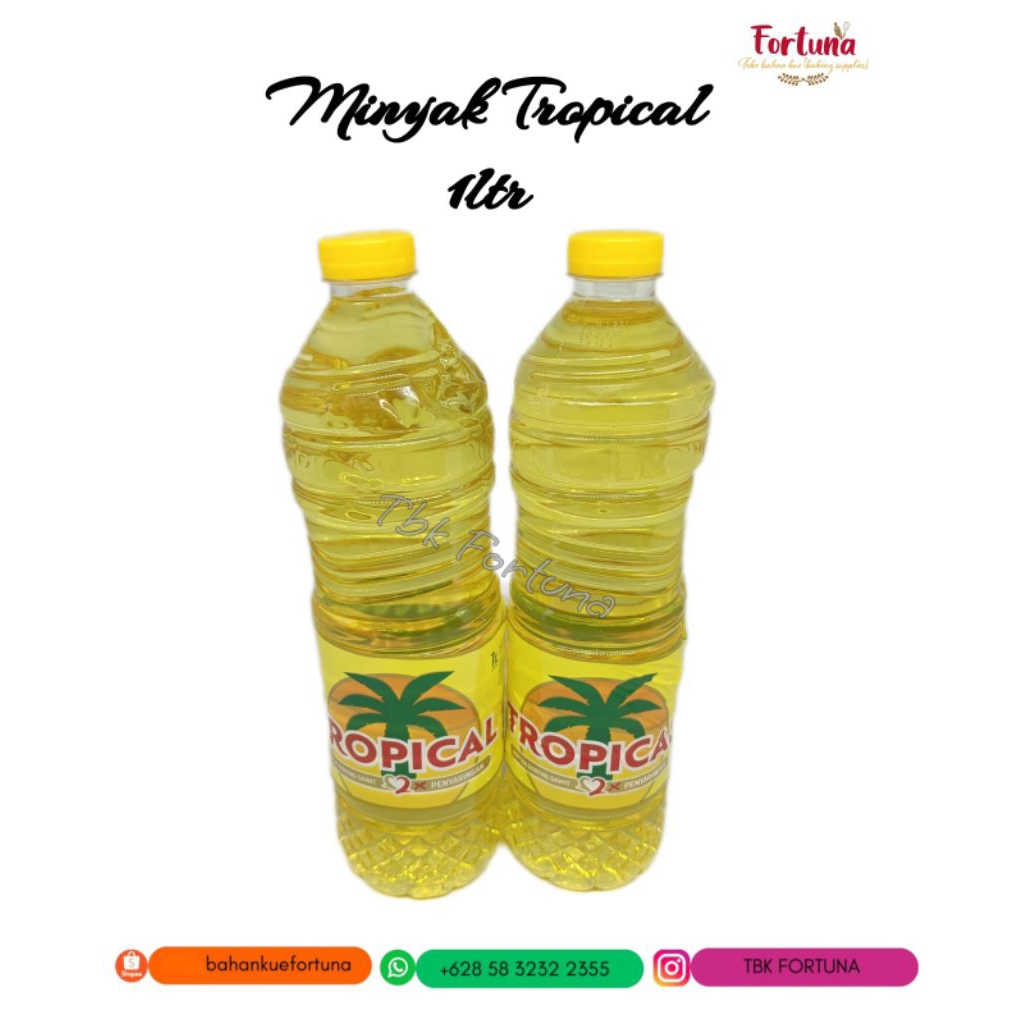 

Minyak Sayur Tropical Botol 1liter (1pcs)