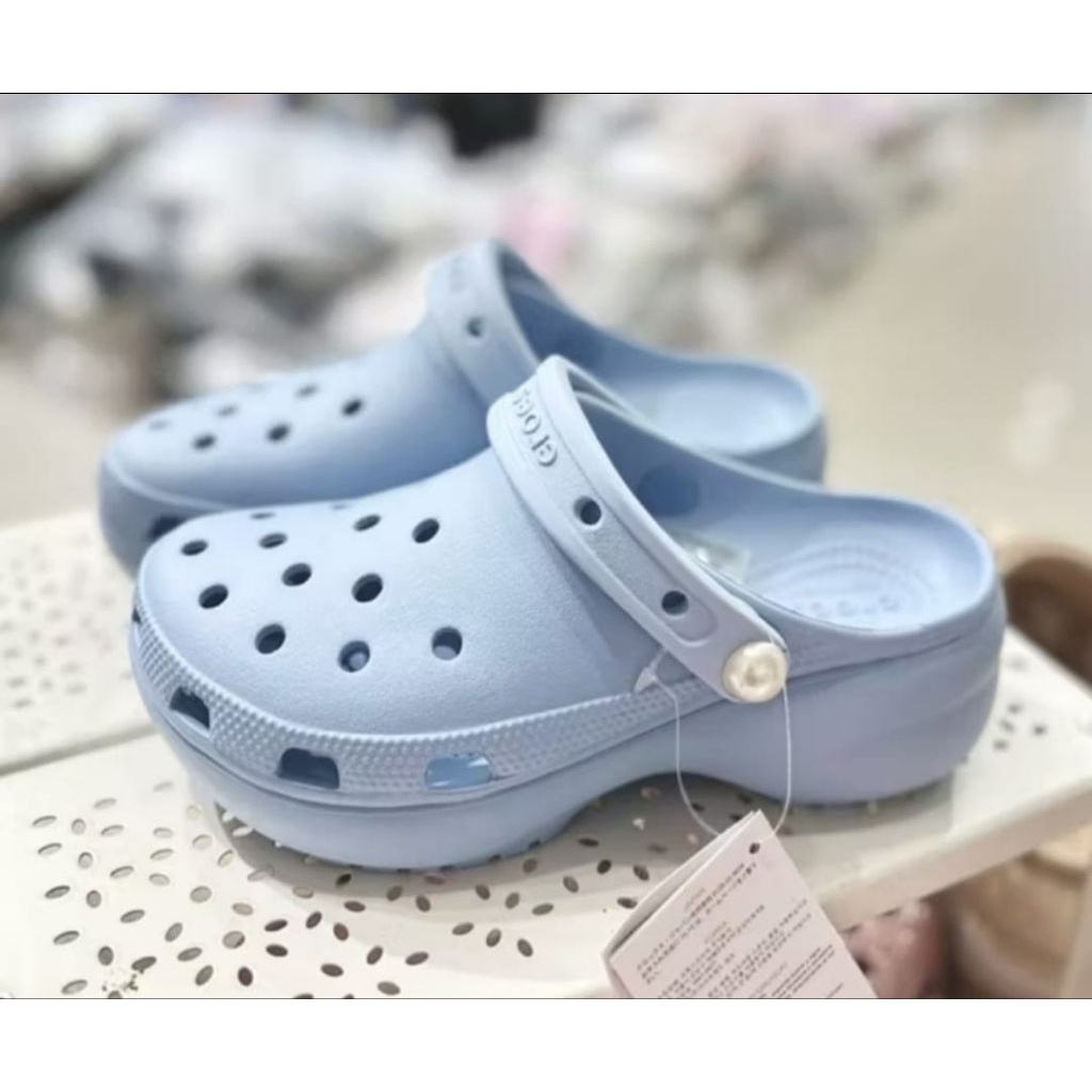 crocs Classic platform Clog / Sandal wanita Crocs platform clog / Crocs Platform Bae clog / crocs Pl