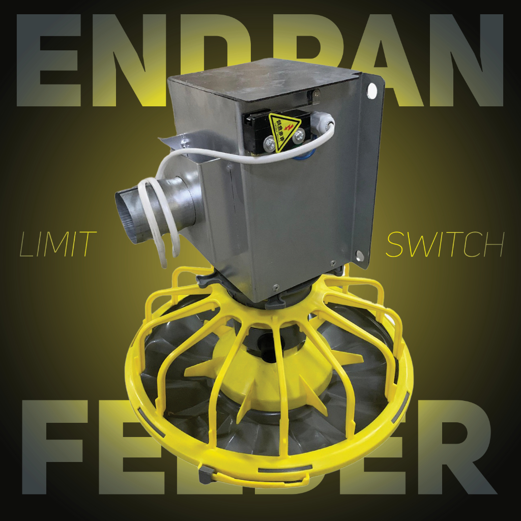 End Pan Feeder Otomatis - Tempat Pakan Ayam - Alat Ternak Ayam
