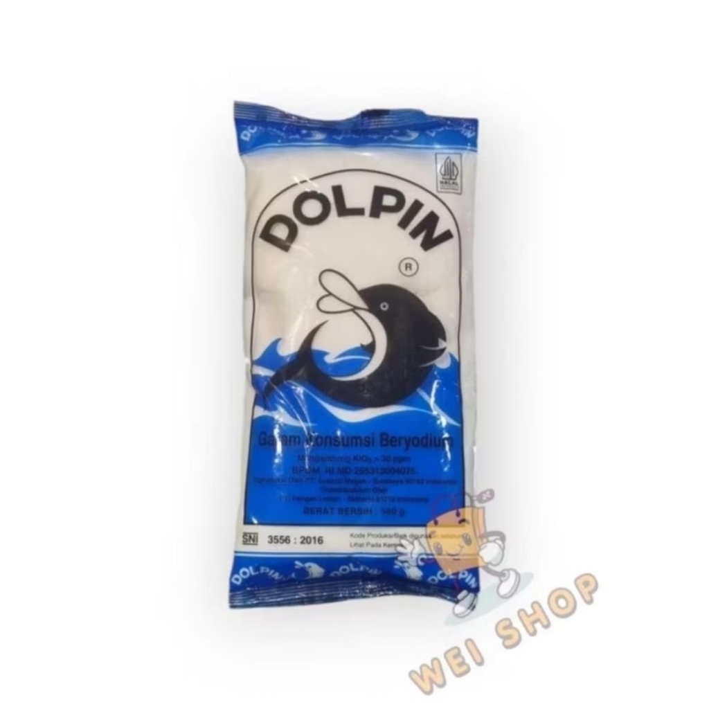 

Garam Dolphin 500 GRAM / Garam Konsumsi Beryodium Dolphin 500 GRAM