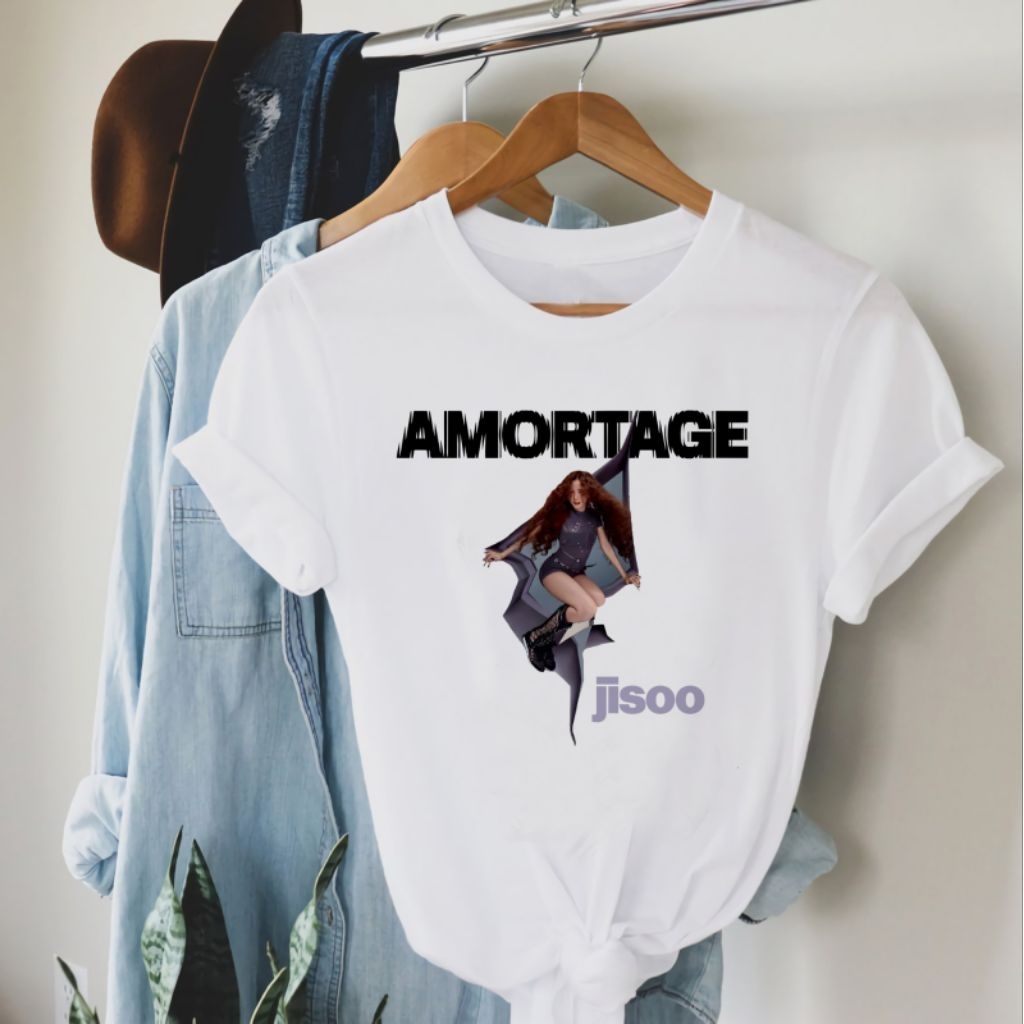 Kaos Jisoo Amortage 1st Solo album jisoo blackpink unofficial