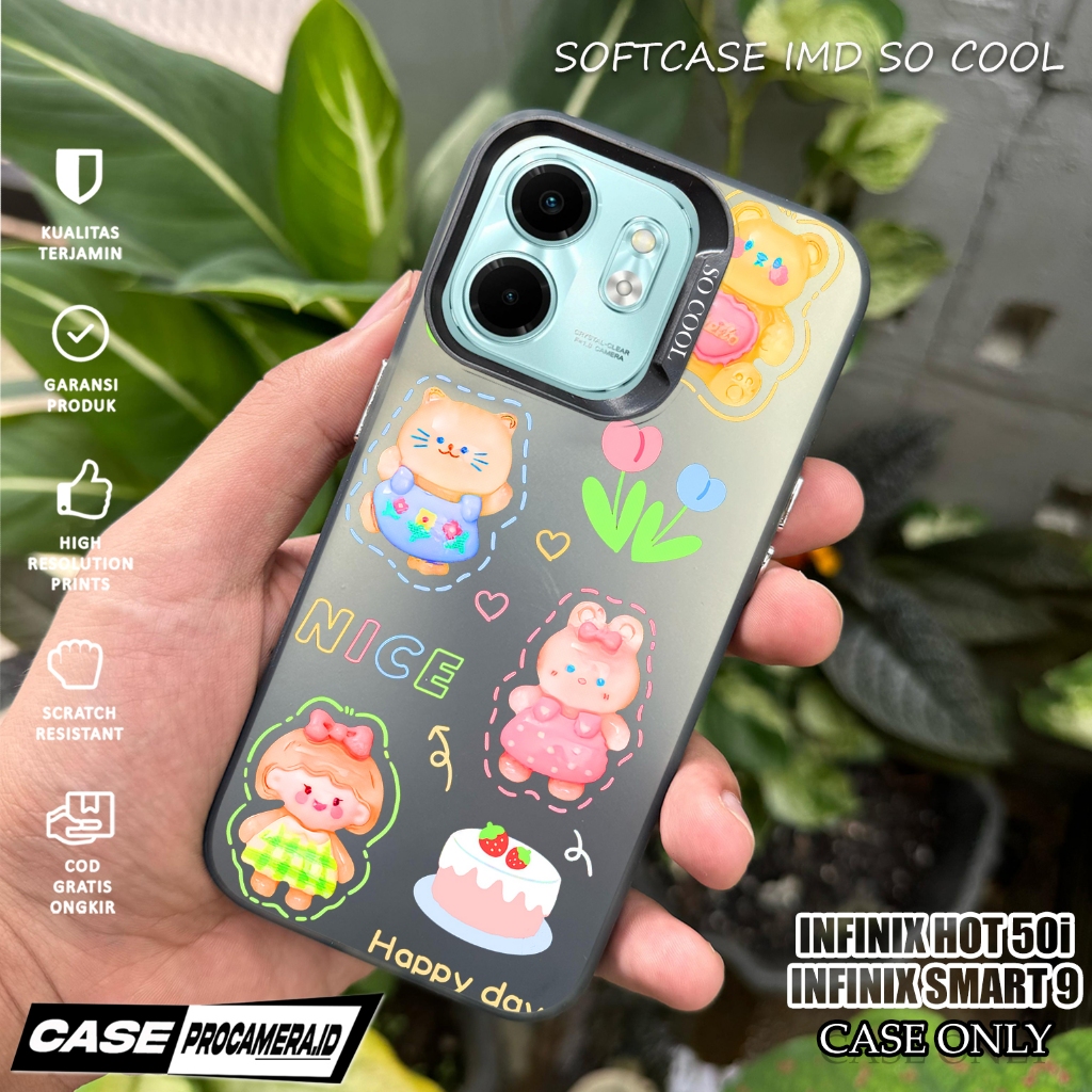 Case IMD For INFINIX SMART 9 / HOT 50i - casing For Case IMD INFINIX SMART 9 / HOT 50i - ( CANDY )Ca