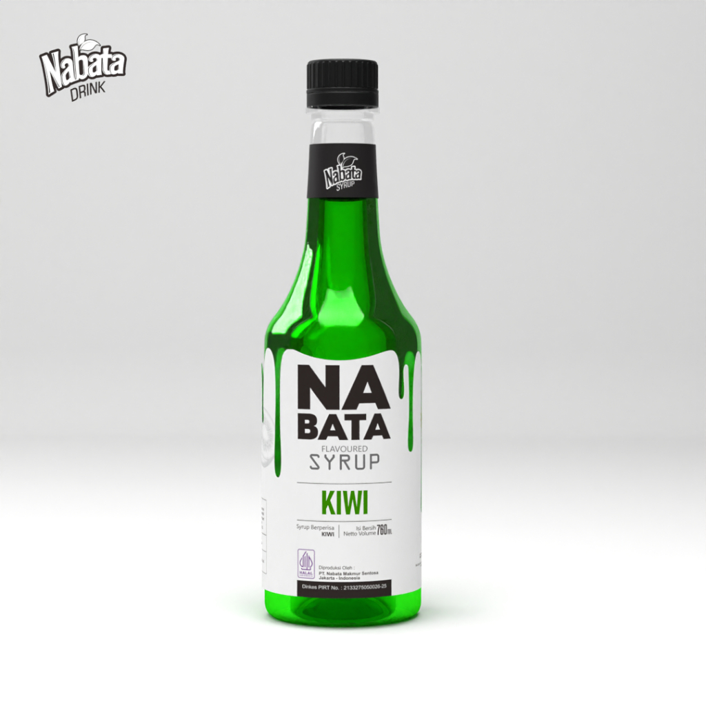 

Syrup Kiwi Premium 760ml Sirup Kiwi Segar Asam Manis Untuk Hotel Restoran Cafe