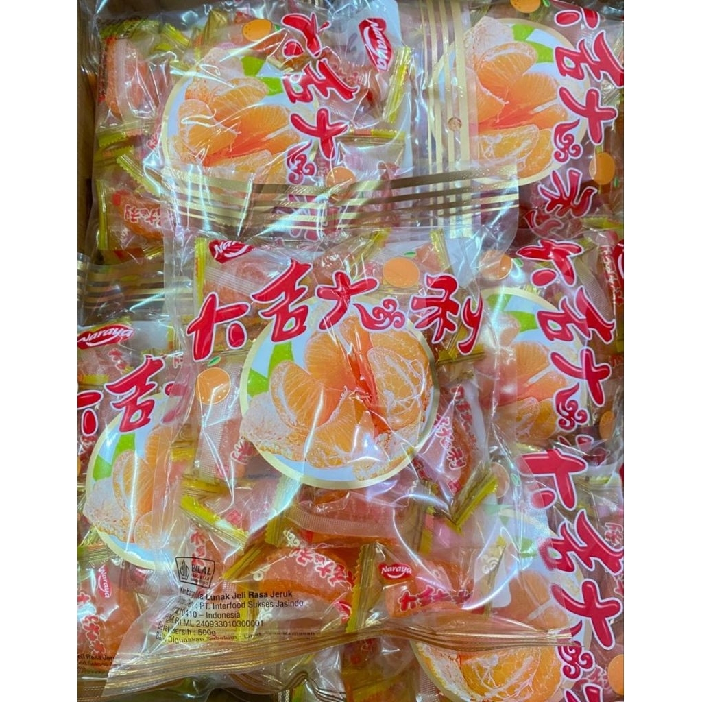 

Naraya jelly jeruk 500gram
