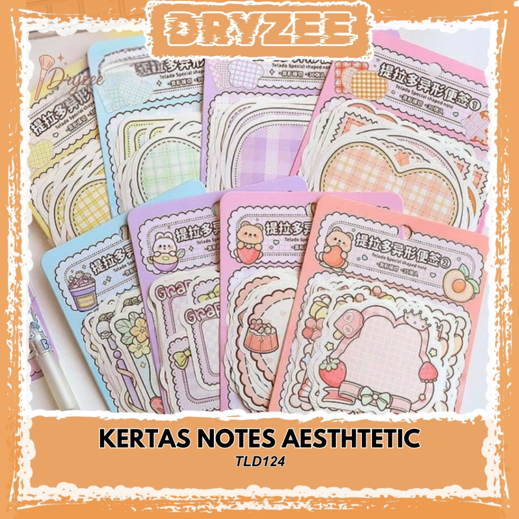 

Kertas Notes Cantik Memo Aesthetic Lucu TLD124